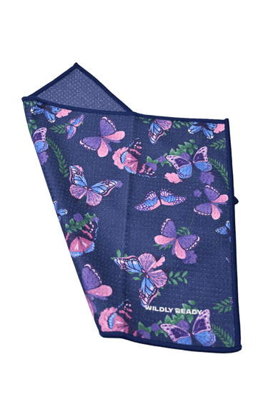 Wildly Ready Waffle Cleaning Cloth - Butterfly Blue - Wildlyready
