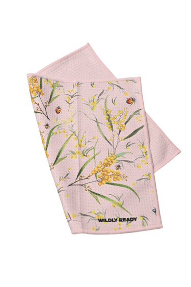 Wildly Ready Waffle Cleaning Cloth - Wattle Light Pink - Wildlyready