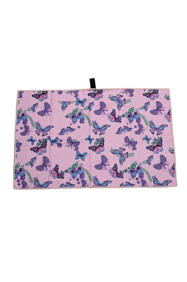 Wildly Ready Waffle Tea Towel - Butterfly Pink - Wildlyready